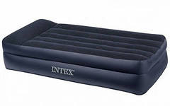 Надувная кровать-матрас Intex 64122 (99x191x42 см) +220в Fiber-Tech Pillow Rest Raised Bed    