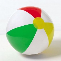 Мяч надувной "Цветные Полоски" Intex 59010