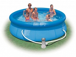Надувной бассейн Intex Easy Set Pool 28112 (56972)  (244х76 см) с фильтрующим насосом.