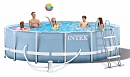 Каркасный бассейн Intex 26716 (366х99 см) Prism Frame Pool  с фильтрующим насосом и лестницей