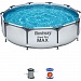 Каркасный круглый бассейн Steel Pro Bestway 56408 (305х76 см)