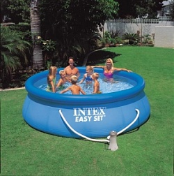 Надувной бассейн Intex Easy Set Pool 28146 (56932)  (366х91 см) с фильтрующим насосом.