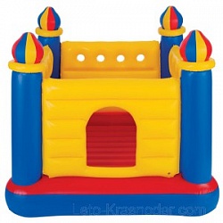 Детский надувной игровой центр-батут Intex 48259  "Замок"  Castle Bouncer 