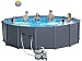 Каркасный круглый бассейн Intex Graphite 26384 (478х124 см) Panel Pool 